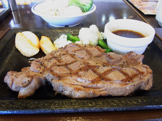 ステーキガストで肉らしい肉を食べてきました。
