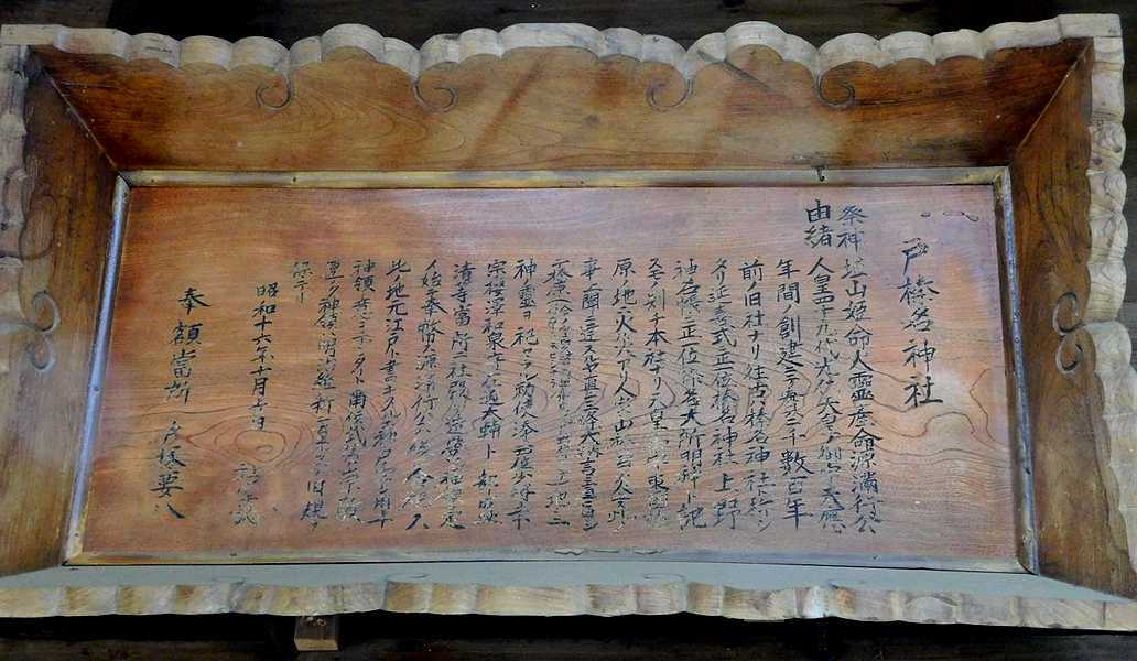 史跡看板散歩-番外編　神戸町の戸榛名神社
