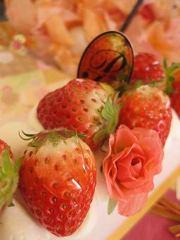 『春はやっぱり苺のケーキ☆』
