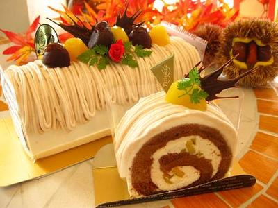 『この頃人気のお誕生日ケーキ☆マロンデコ』