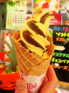 『チョコバナナ☆ソフトクリーム』