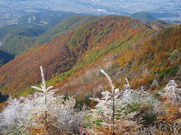 烏帽子岳・湯の丸山☆紅葉と霧氷　2