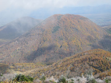 烏帽子岳・湯の丸山☆紅葉と霧氷　3