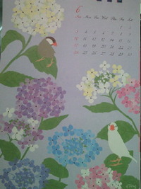 今月の鳥カレンダー