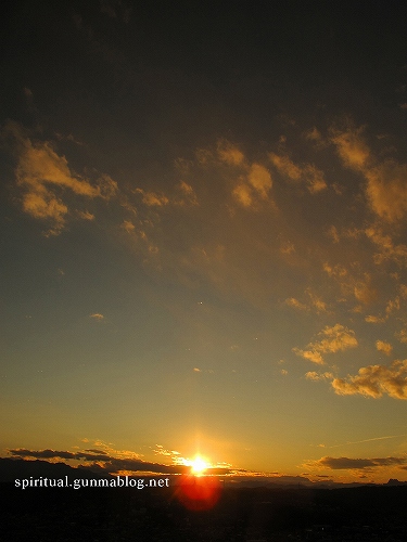 2012年01月06日の高崎の空の写真　終り