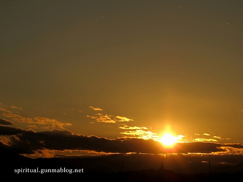 2012年01月06日の高崎の空の写真　終り