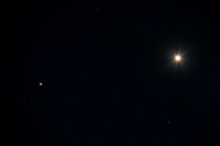 金星と土星の大接近 2025/01/19 13:04:51