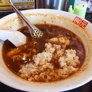 今度は大辛をこんにゃく麺で　　辛麺屋枡元＠前橋