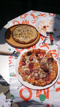 倉渕でピザ焼きとおきりこみ作り体験