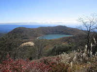 赤城山・地蔵岳と小沼の紅葉