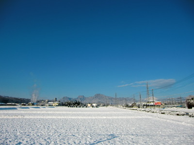 雪景色・・妙義山