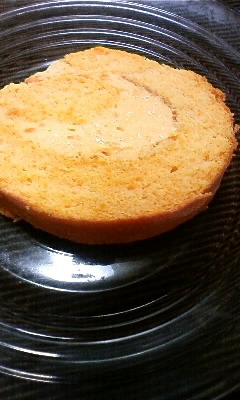 かぼちゃの米粉ロールケーキ☆